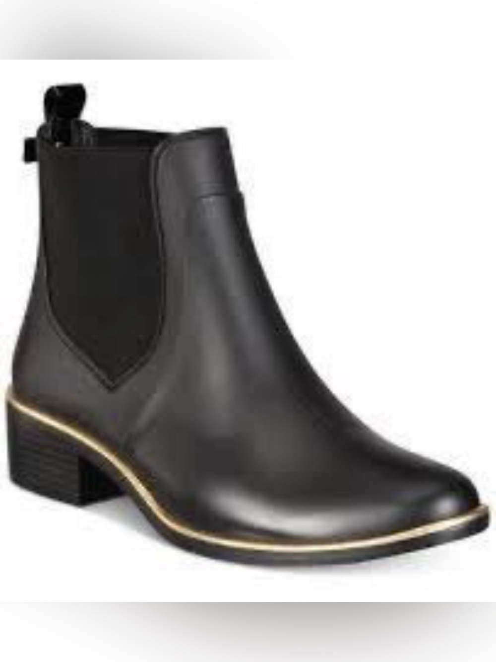 NWOB Kate Spade Womens Sedgewick Black Rain Boots Pull On Size 9